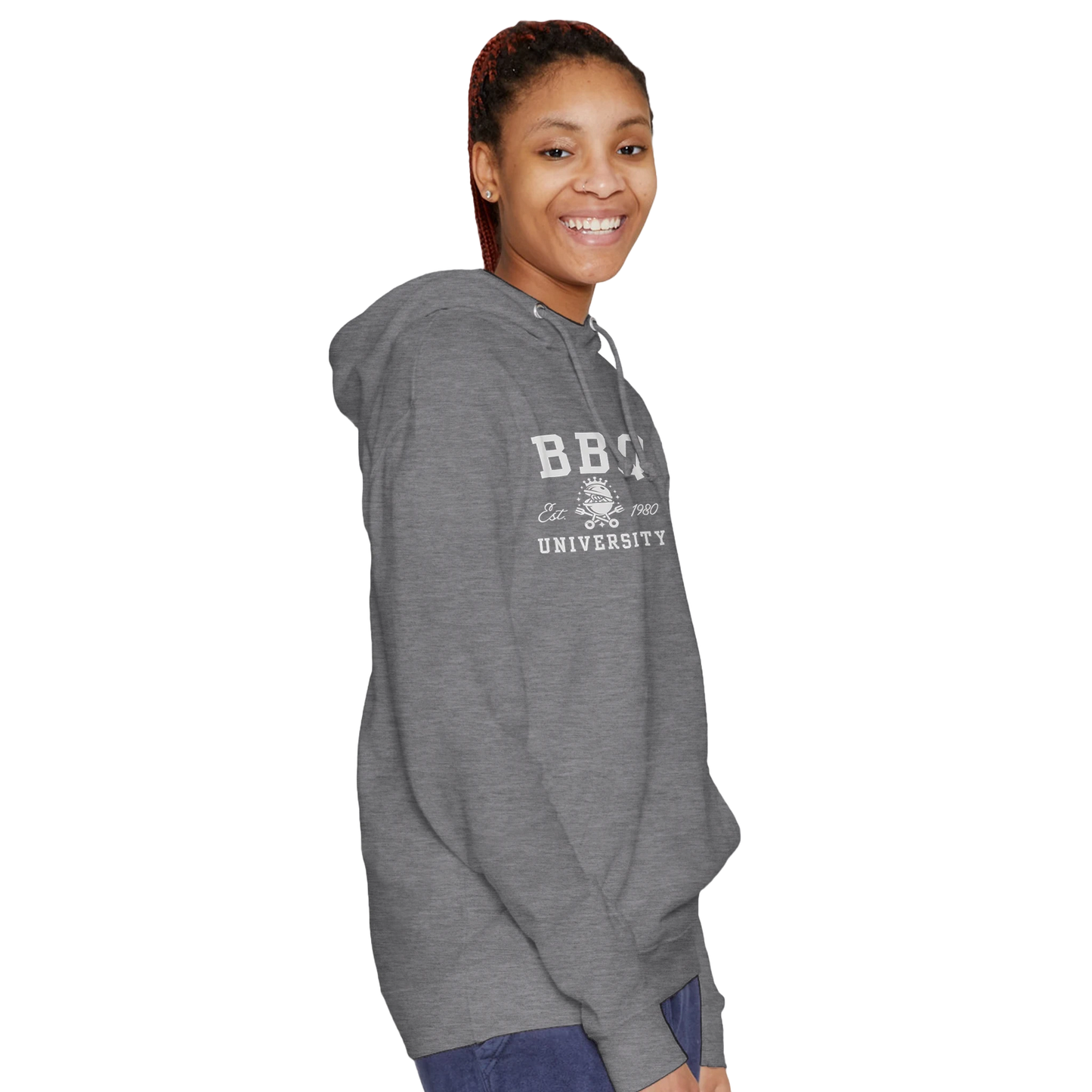 BBQ University Premium Unisex Pullover Hoodie Alpha BBQ wear BBQ -apparel- BBQ tshirt -BBQ tee