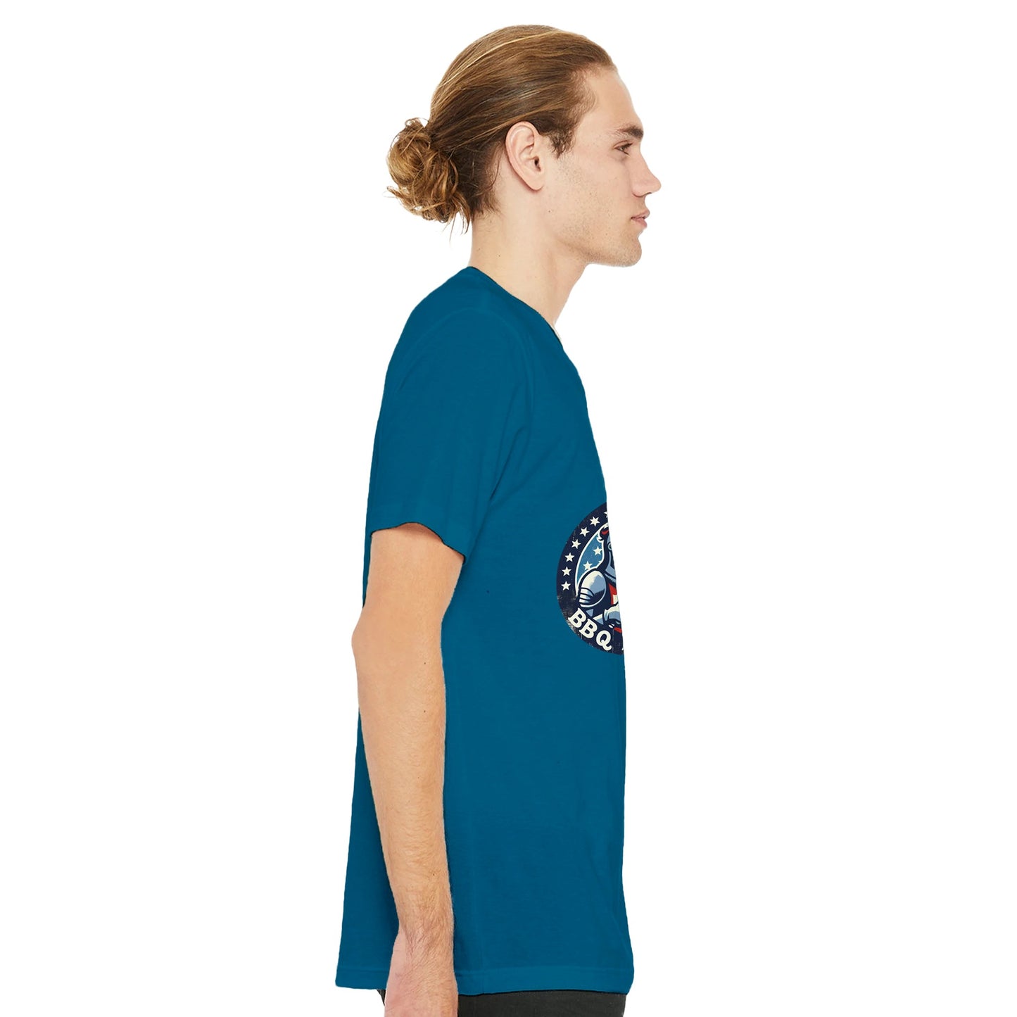 BBQ Knightss Premium Unisex Crewneck T-shirt Alpha BBQ wear BBQ -apparel- BBQ tshirt -BBQ tee