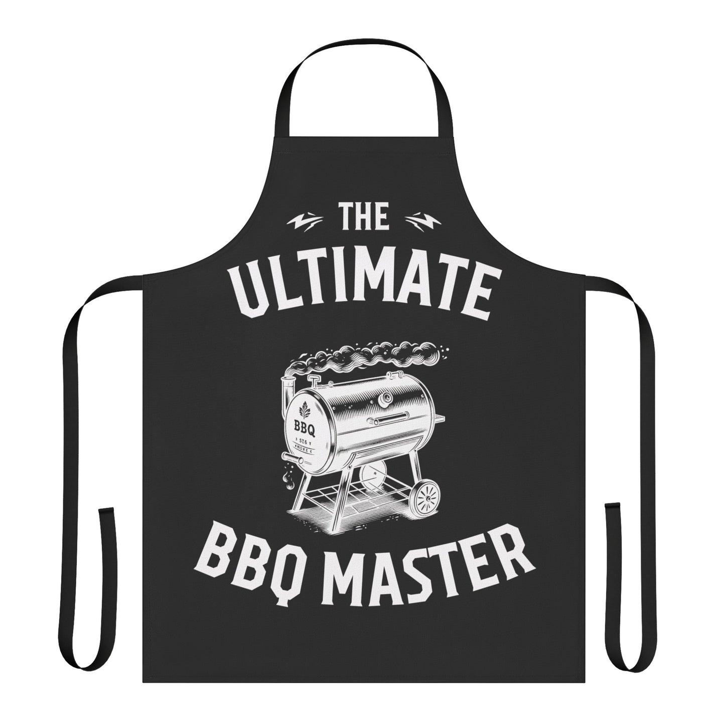 Ultimate BBQ Master apron One size Black Alpha BBQ wear BBQ -apparel- BBQ tshirt -BBQ tee