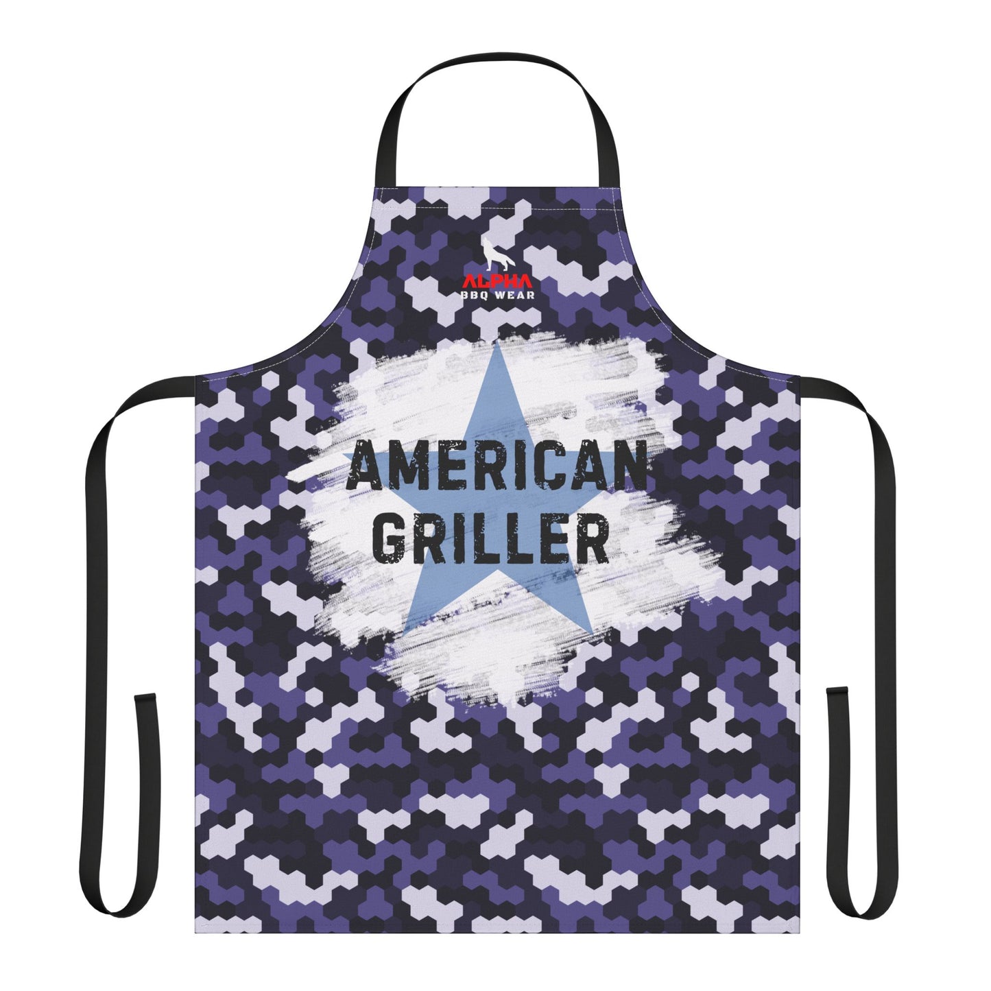Apron, Camo American Griller Star Design