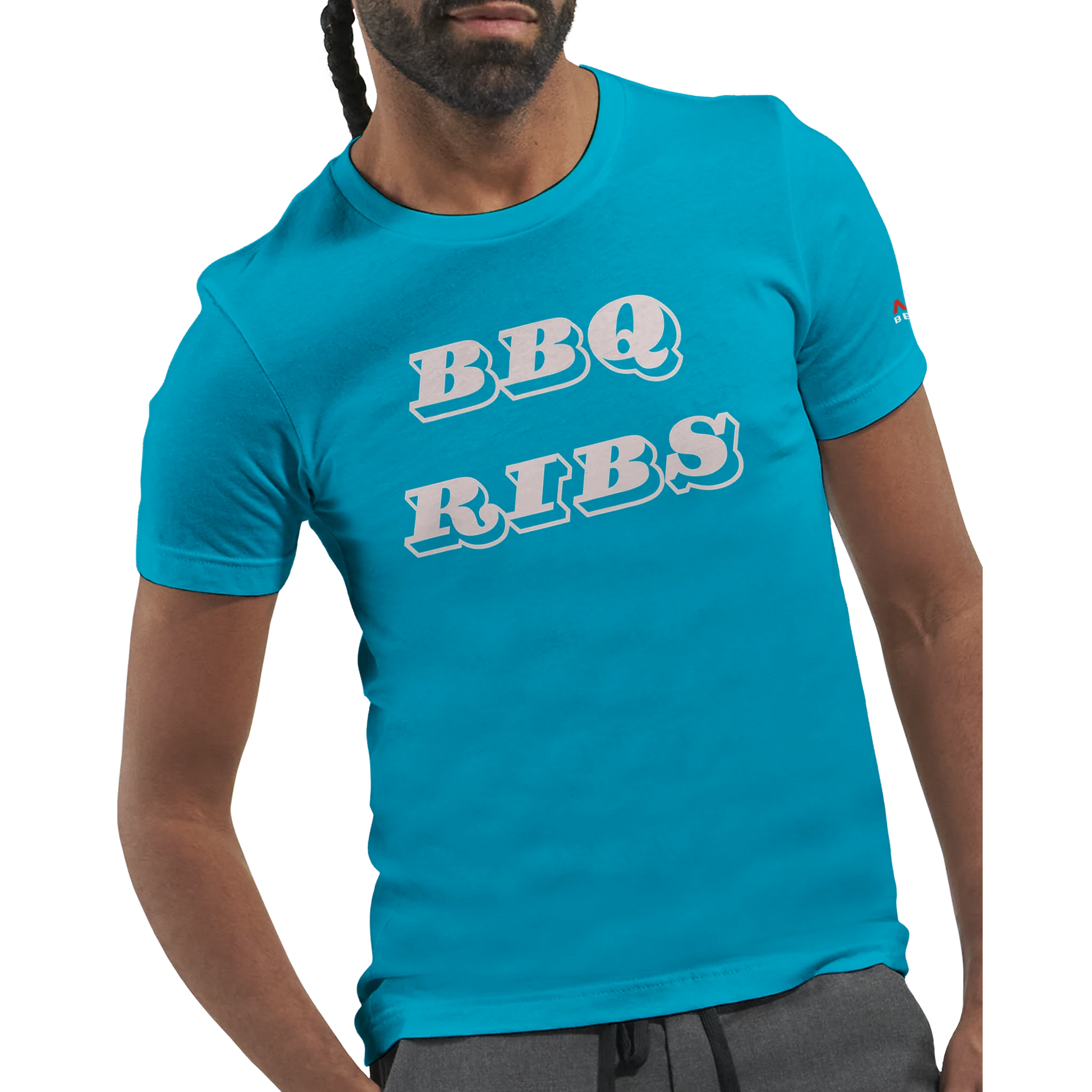 BBQ RIBS Custom BBQ tee Premium Unisex Crewneck tshirt Alpha BBQ wear BBQ -apparel- BBQ tshirt -BBQ tee