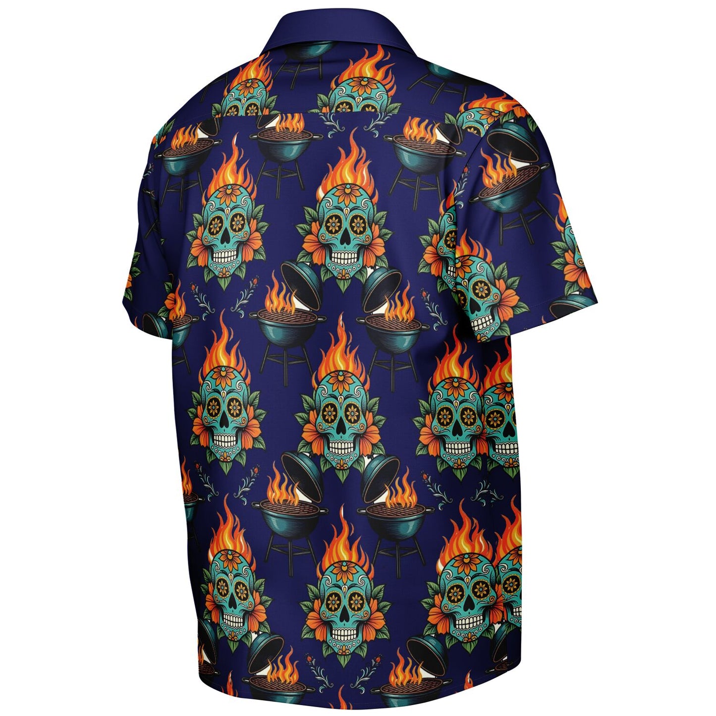 BBQ & Skulls Hawaiian   Shirt