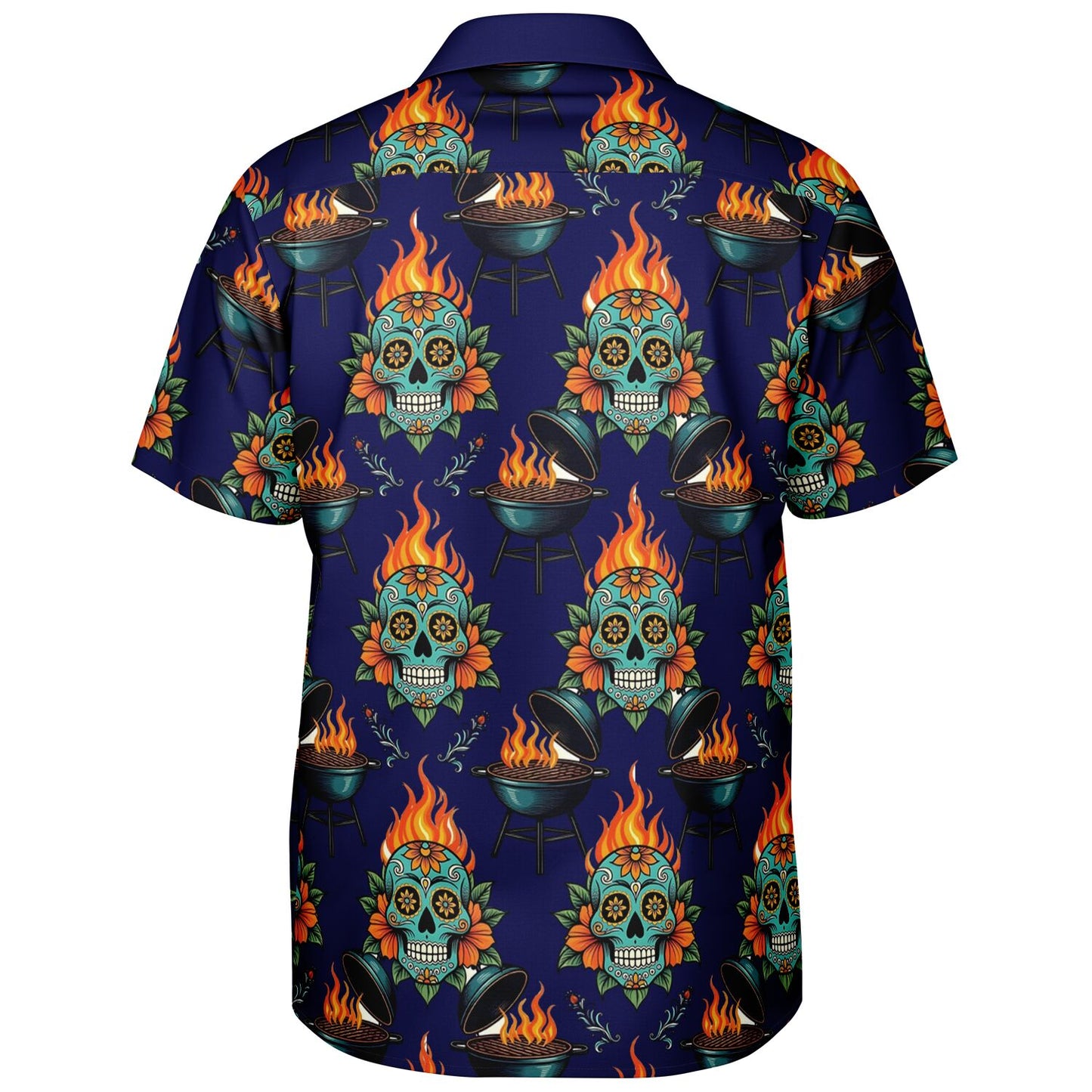 BBQ & Skulls Hawaiian   Shirt