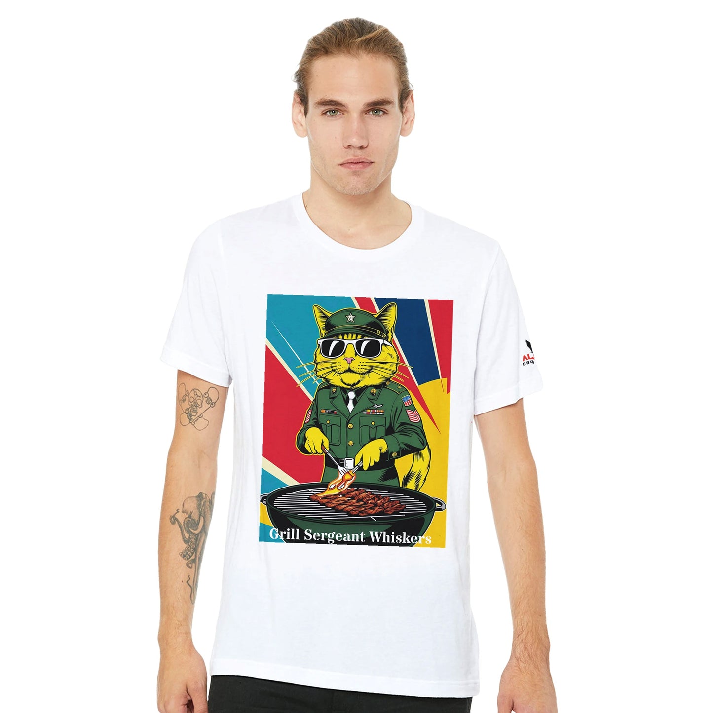 Premium Unisex Crewneck T-shirt | Bella + Canvas 3001 Alpha BBQ wear BBQ -apparel- BBQ tshirt -BBQ tee