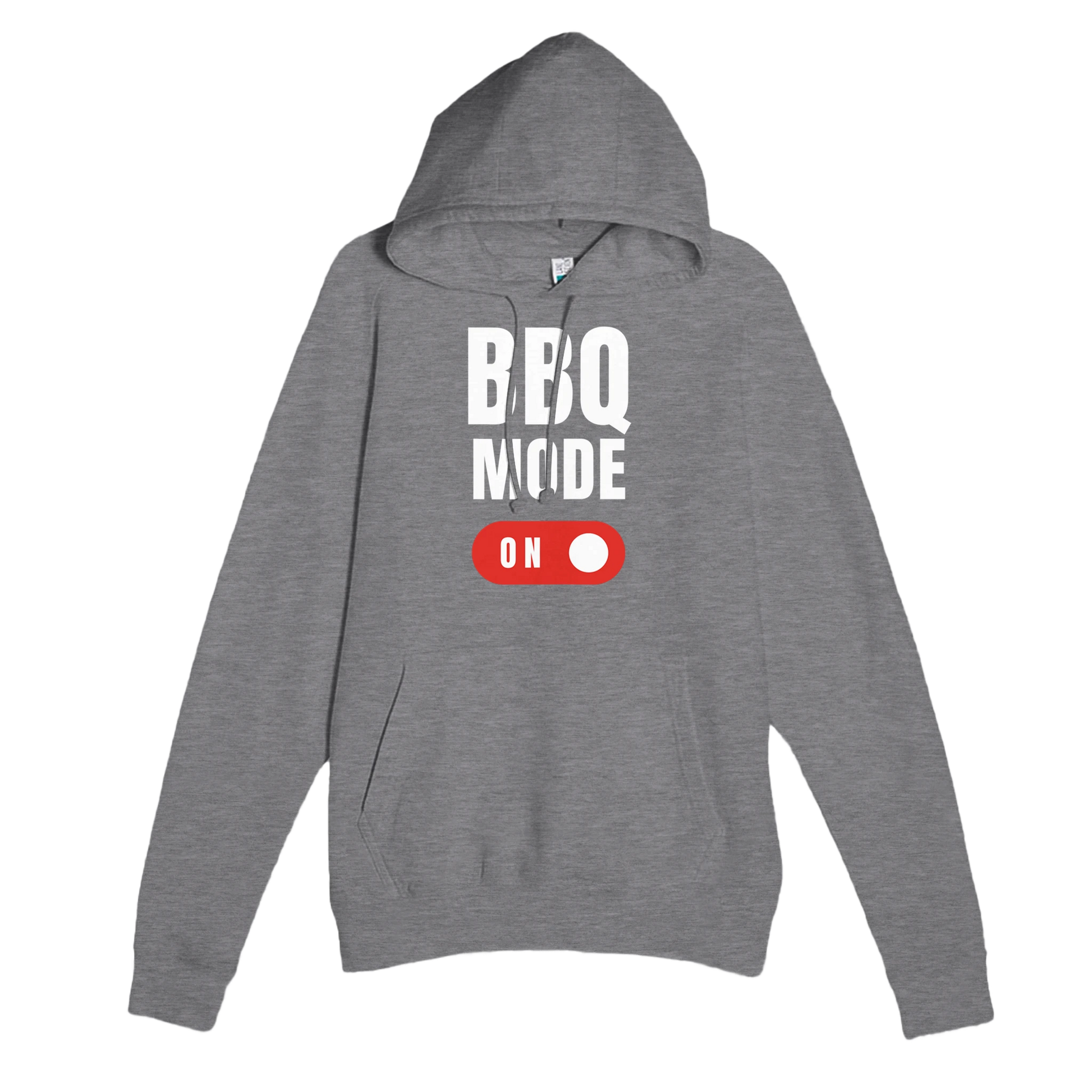 BBQ Mode On Premium Unisex Pullover Hoodie Graphite Heather Alpha BBQ wear BBQ -apparel- BBQ tshirt -BBQ tee