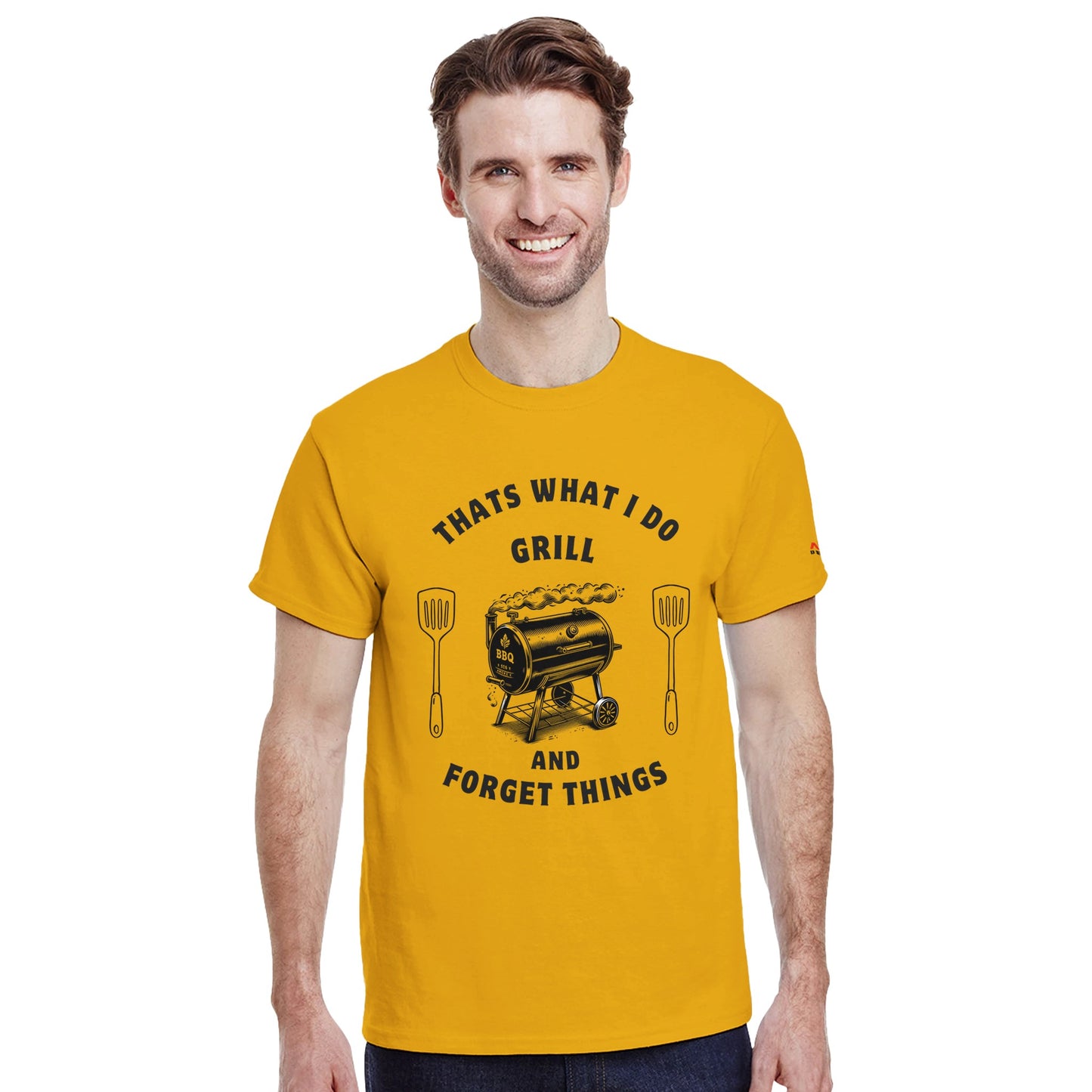 That’s What I Do: Grill and Forget Things Heavyweight Unisex Crewneck T-shirt Alpha BBQ wear BBQ -apparel- BBQ tshirt -BBQ tee