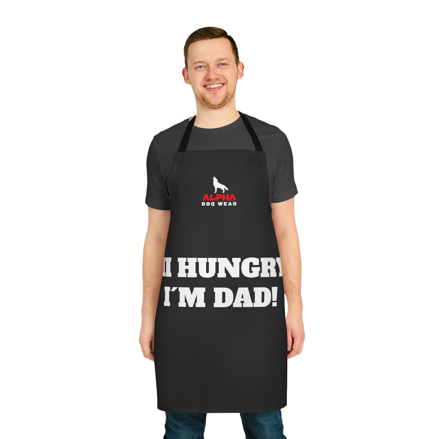 Funny Apron , hungry kids, dad joke! Alpha BBQ wear BBQ -apparel- BBQ tshirt -BBQ tee