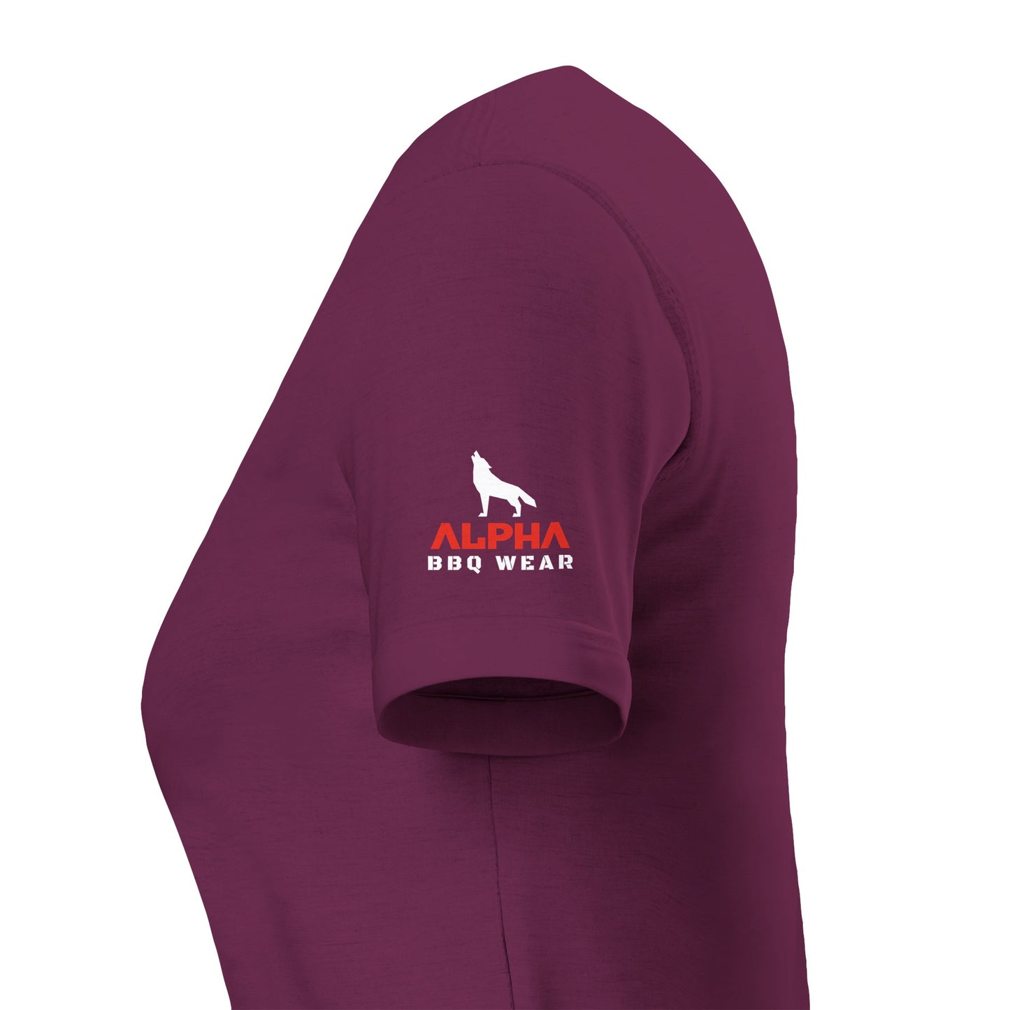 BBQ University T-Shirt Premium Womens Crewneck T-shirt Alpha BBQ wear BBQ -apparel- BBQ tshirt -BBQ tee