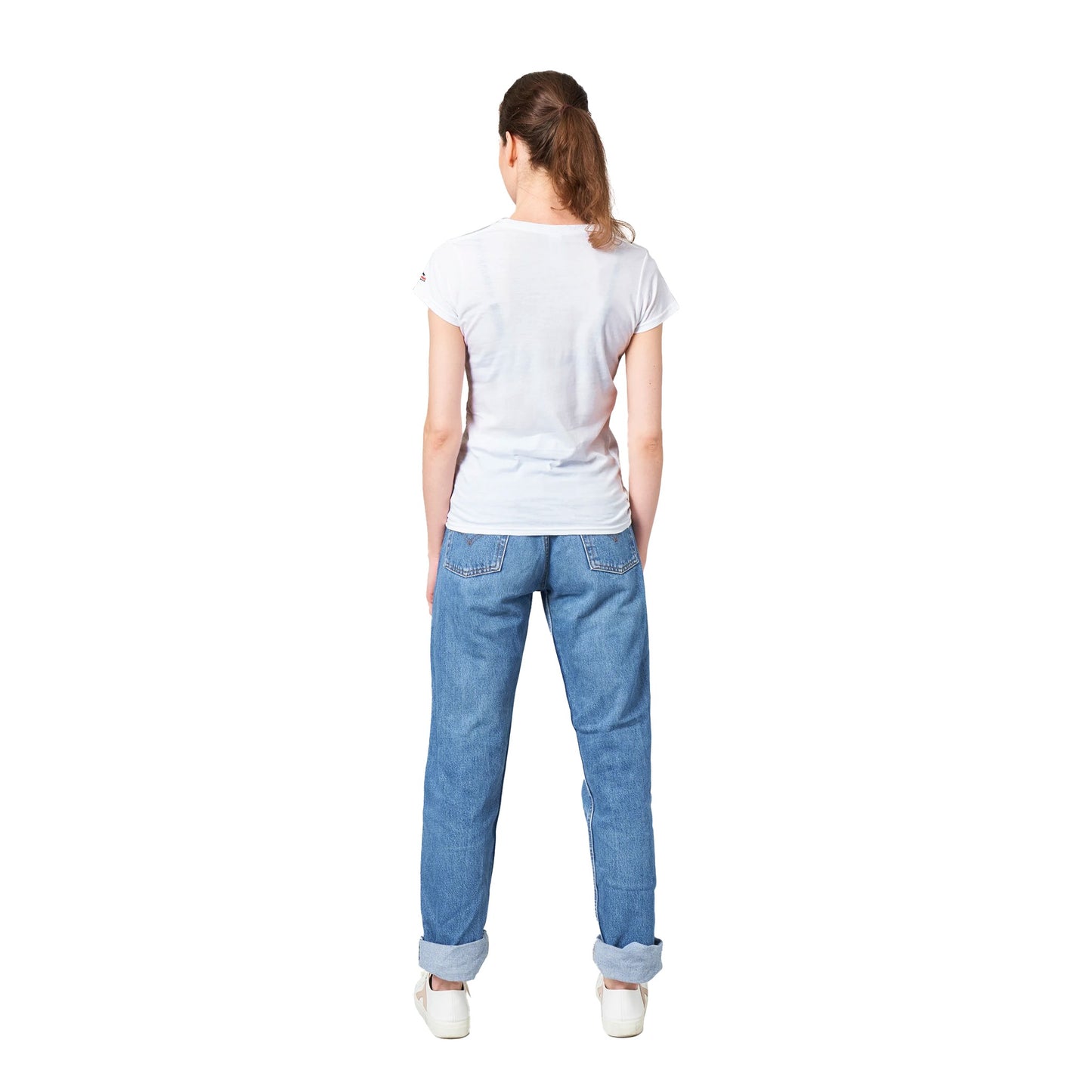 Just BBQ Classic Womens Crewneck T-shirt Alpha BBQ wear BBQ -apparel- BBQ tshirt -BBQ tee
