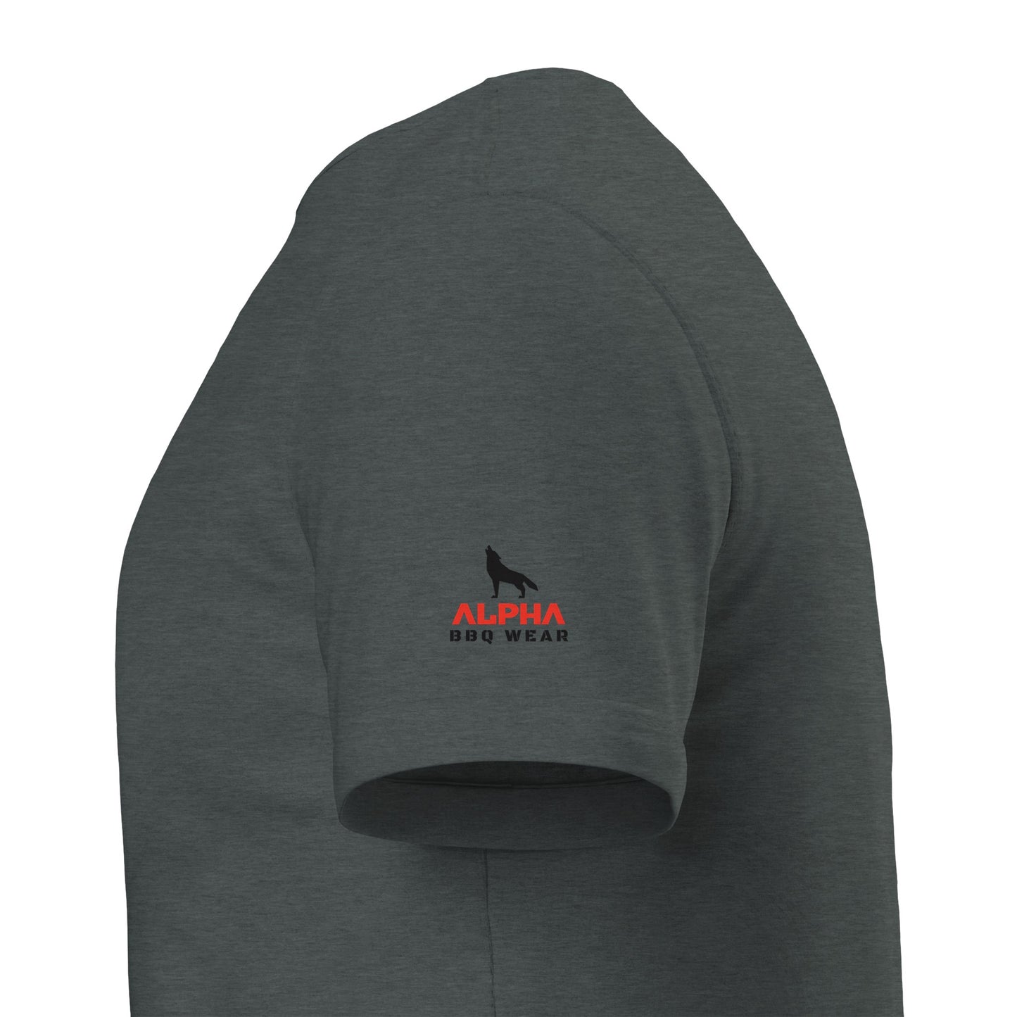 Easily Distracted by Smoke Premium Unisex Crewneck T-shirt Alpha BBQ wear BBQ -apparel- BBQ tshirt -BBQ tee