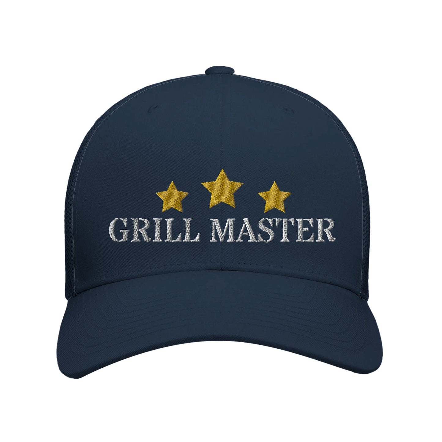 Grill Master Retro Trucker Cap navy navy Alpha BBQ wear BBQ -apparel- BBQ tshirt -BBQ tee