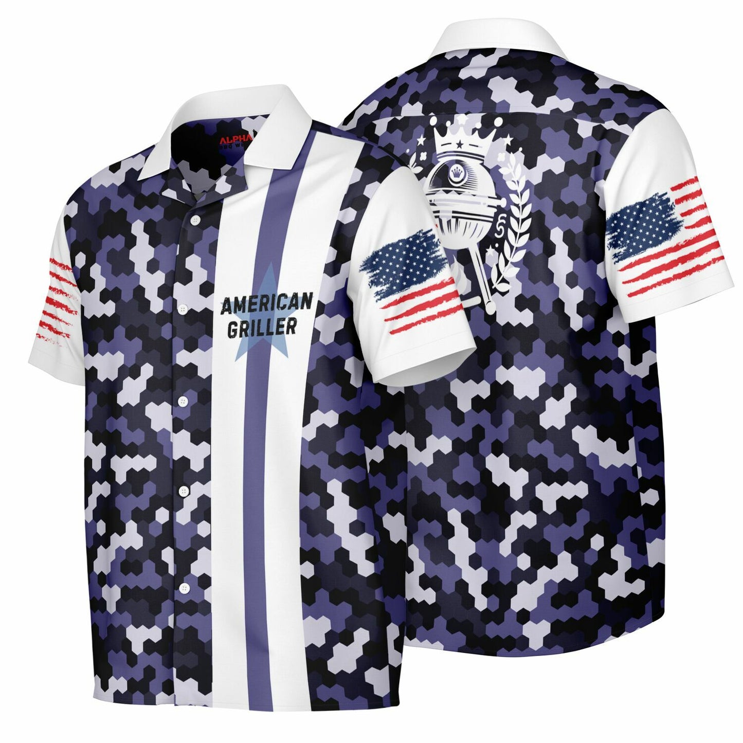 American Griller Hawaiian shirt