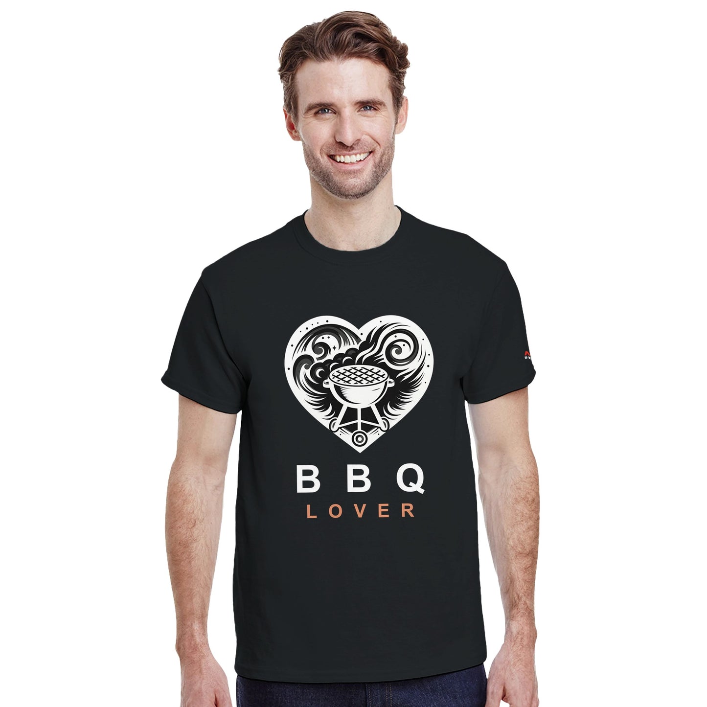 BBQ Lover Heavyweight Unisex Crewneck T-shirt Alpha BBQ wear BBQ -apparel- BBQ tshirt -BBQ tee