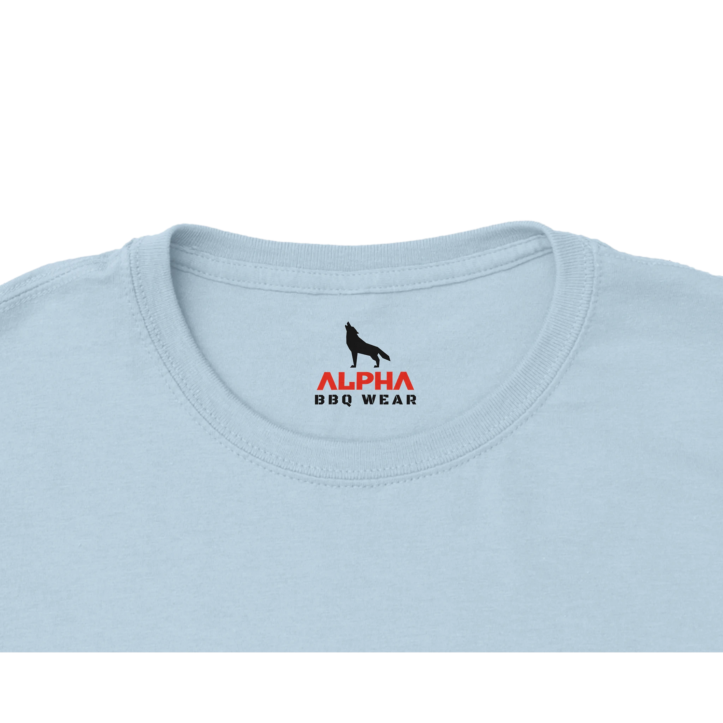 Pinup gril ‘Smokin’ Hot & GrillinPremium Womens Crewneck T-shirt Alpha BBQ wear BBQ -apparel- BBQ tshirt -BBQ tee