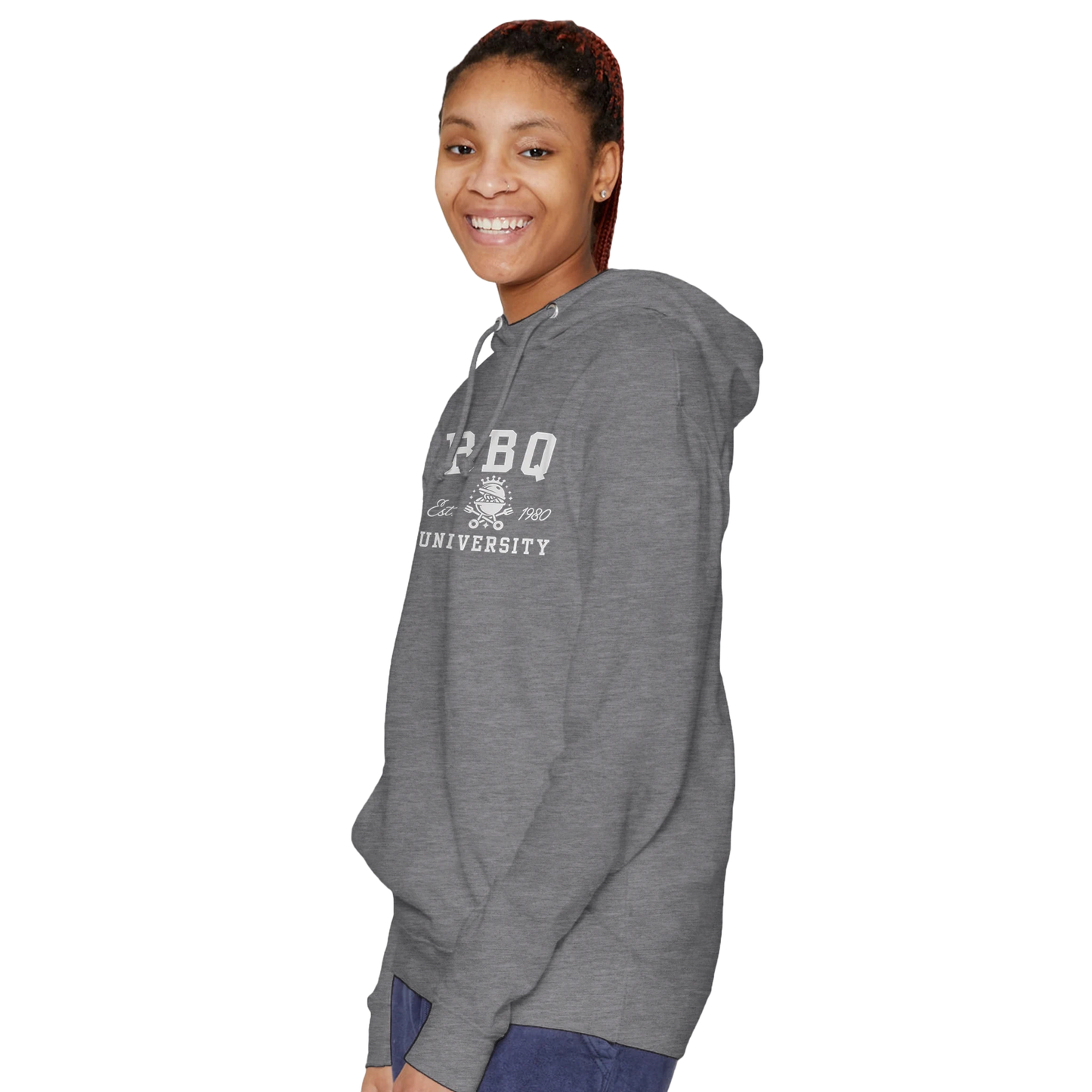 BBQ University Premium Unisex Pullover Hoodie Alpha BBQ wear BBQ -apparel- BBQ tshirt -BBQ tee