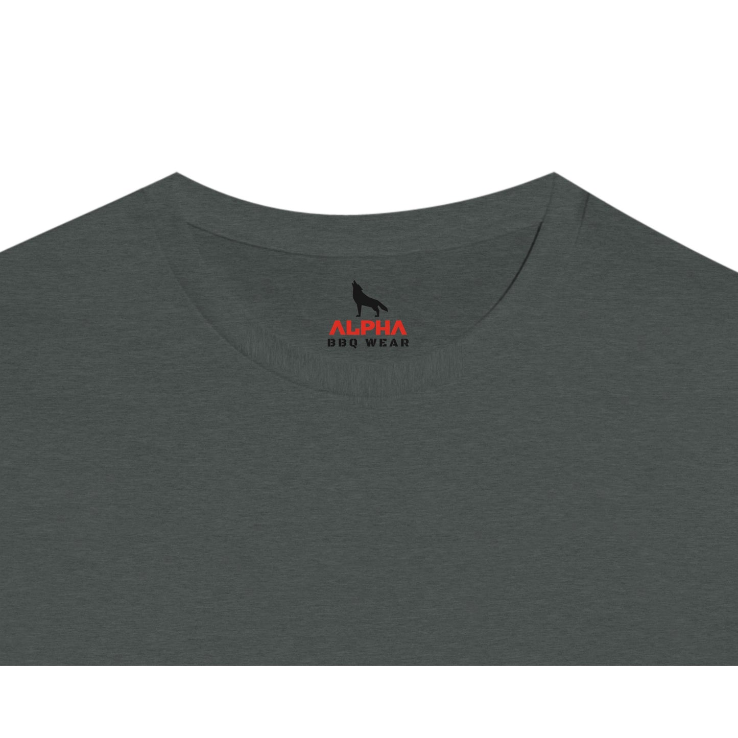Easily Distracted by Smoke Premium Unisex Crewneck T-shirt Alpha BBQ wear BBQ -apparel- BBQ tshirt -BBQ tee