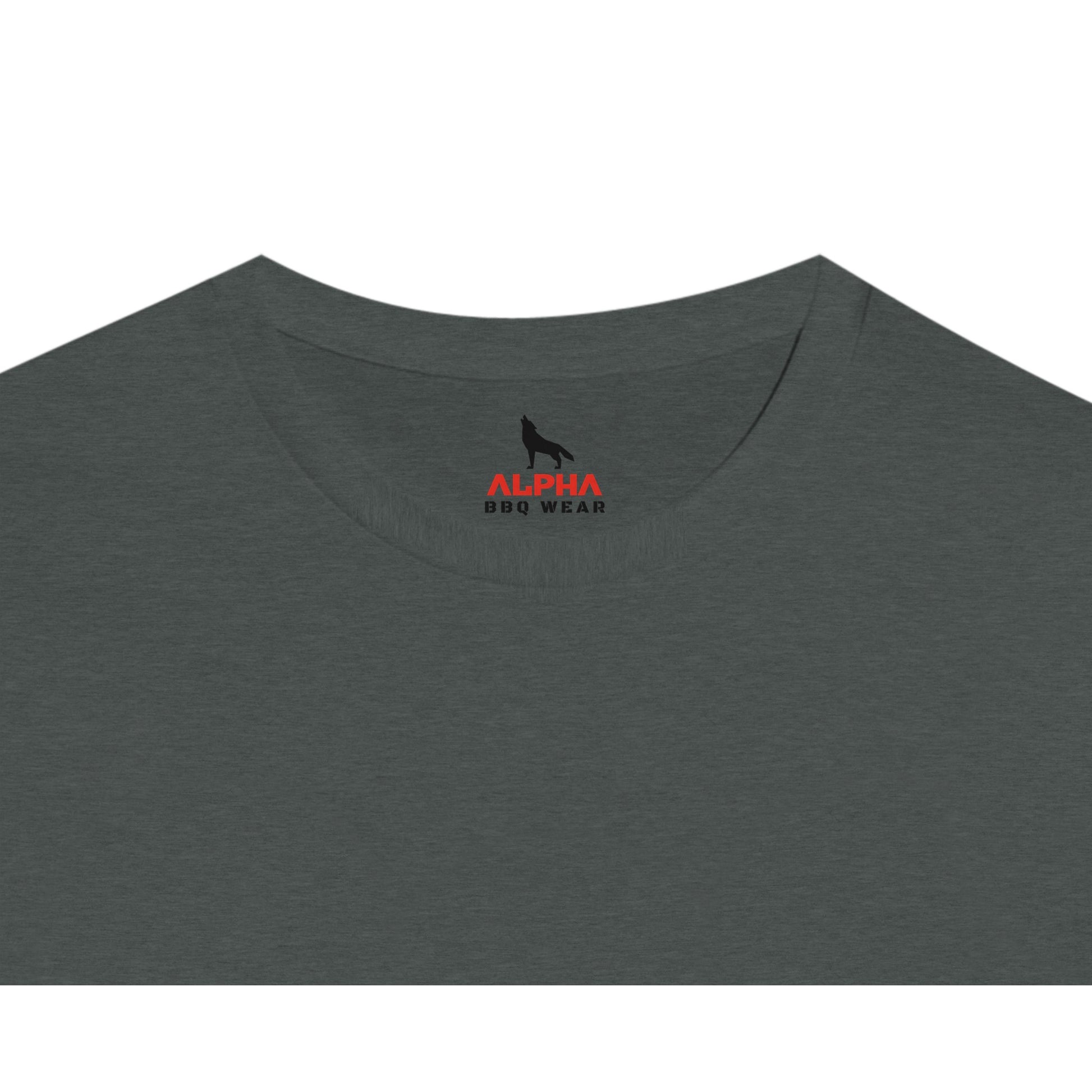 Easily Distracted by Smoke Premium Unisex Crewneck T-shirt Alpha BBQ wear BBQ -apparel- BBQ tshirt -BBQ tee