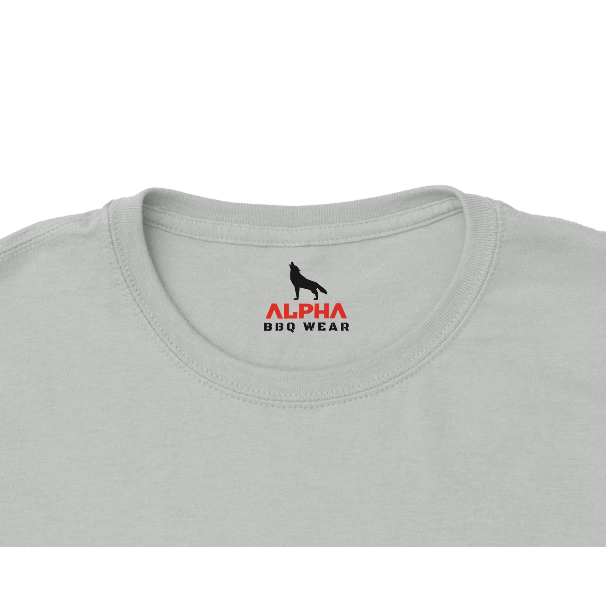Easily Distracted by Smoke Premium Womens Crewneck T-shirt Alpha BBQ wear BBQ -apparel- BBQ tshirt -BBQ tee