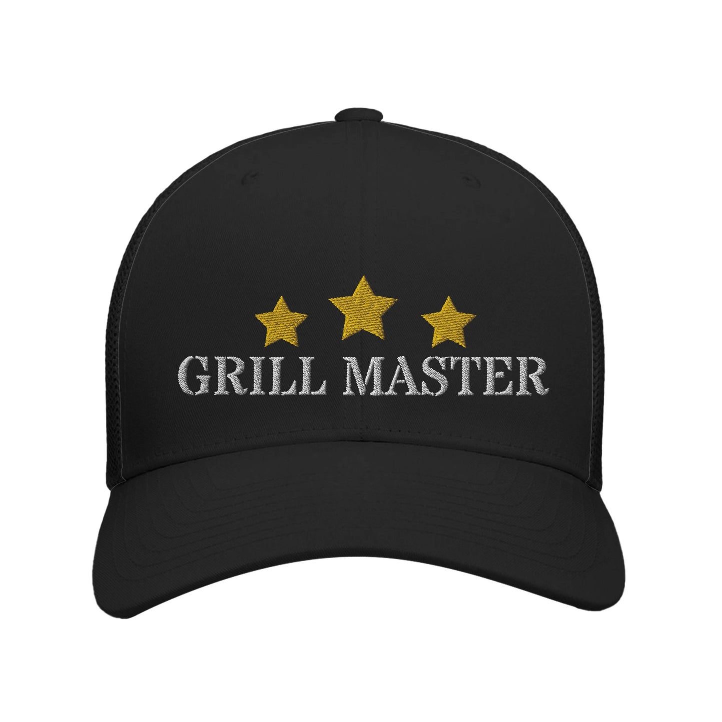Grill Master Retro Trucker Cap black black Alpha BBQ wear BBQ -apparel- BBQ tshirt -BBQ tee