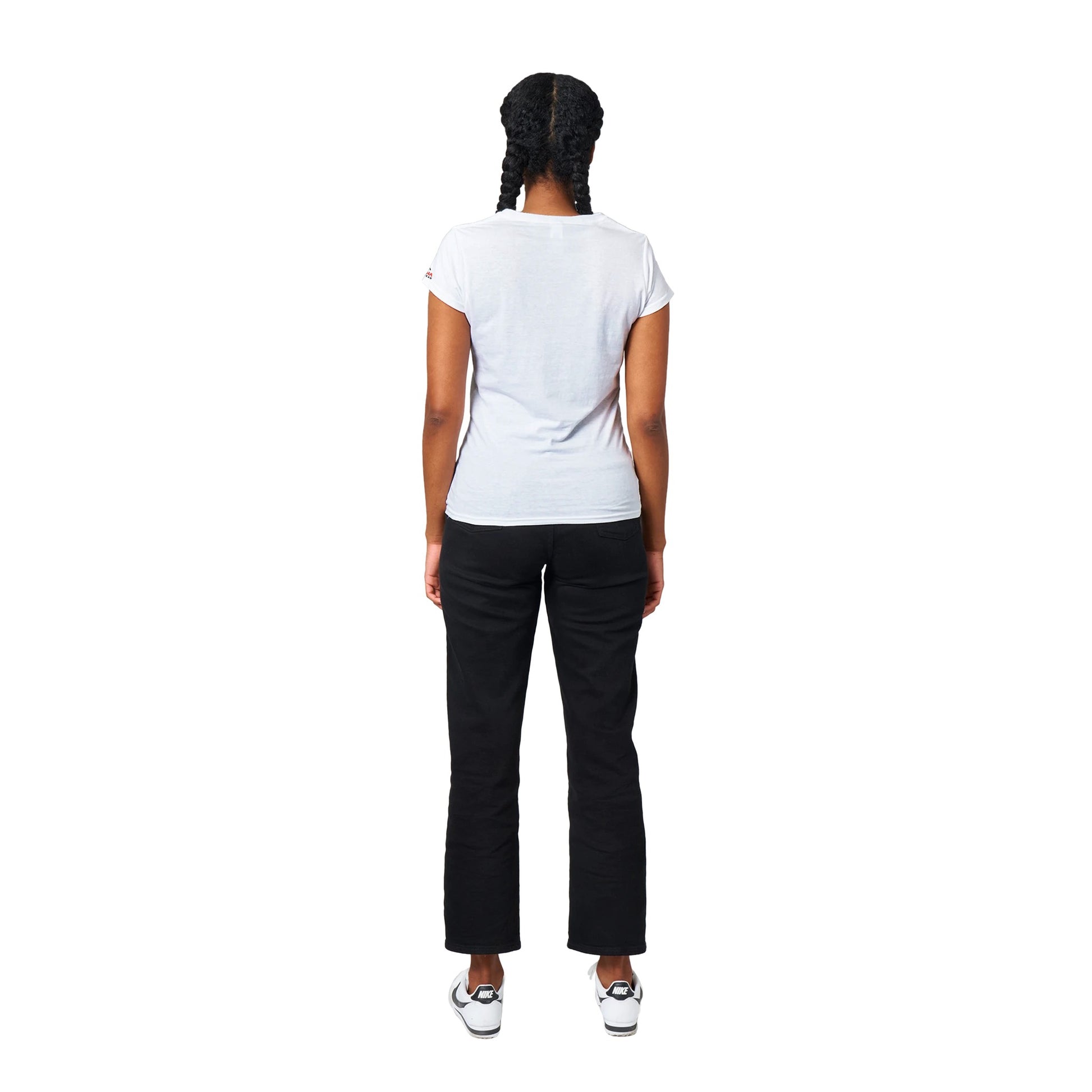 Just BBQ Classic Womens Crewneck T-shirt Alpha BBQ wear BBQ -apparel- BBQ tshirt -BBQ tee