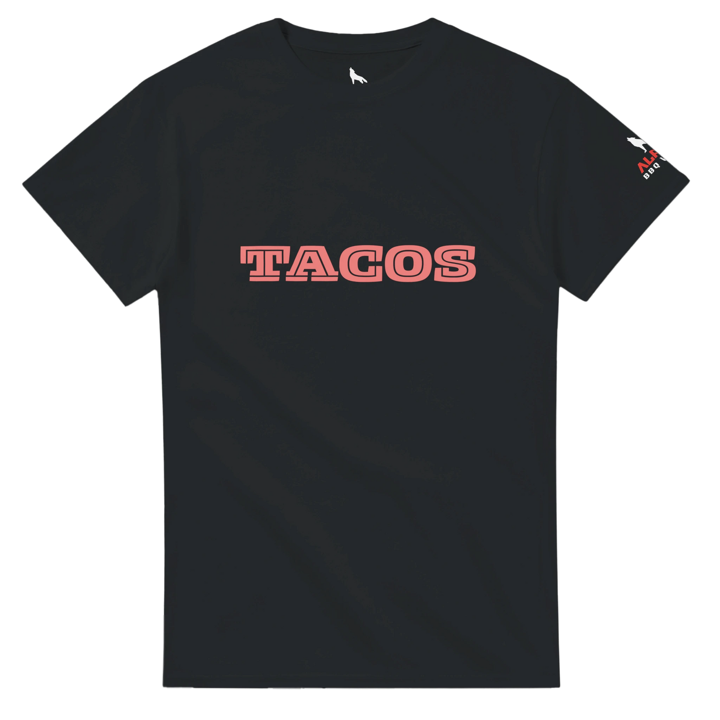 TACOS Custom BBQ T-Shirt – Bold, Simple, Delicious Black Alpha BBQ wear BBQ -apparel- BBQ tshirt -BBQ tee