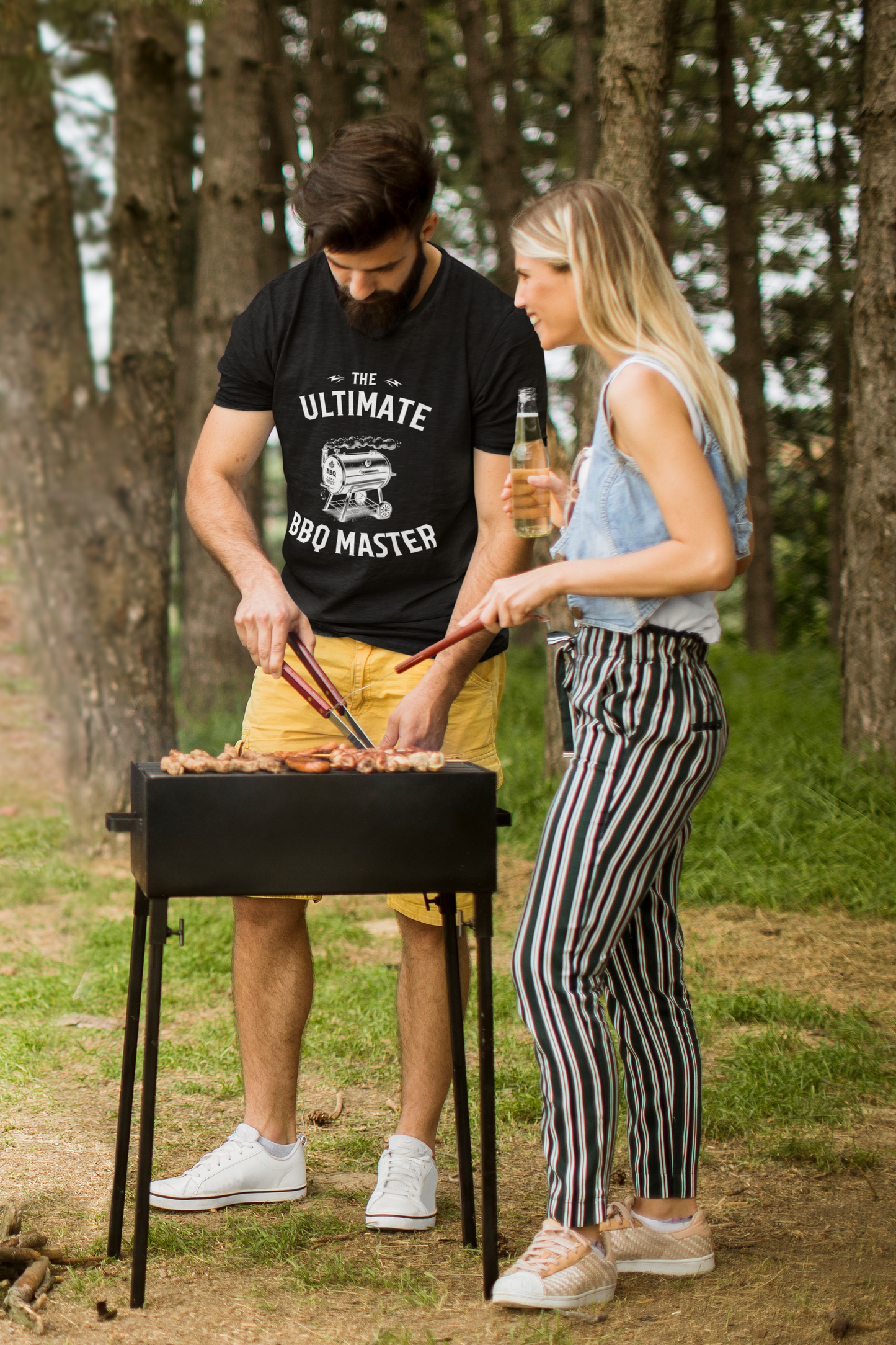 The ULTIMATE BBQ MASTER Heavyweight Unisex Crewneck T-shirt Alpha BBQ wear BBQ -apparel- BBQ tshirt -BBQ tee