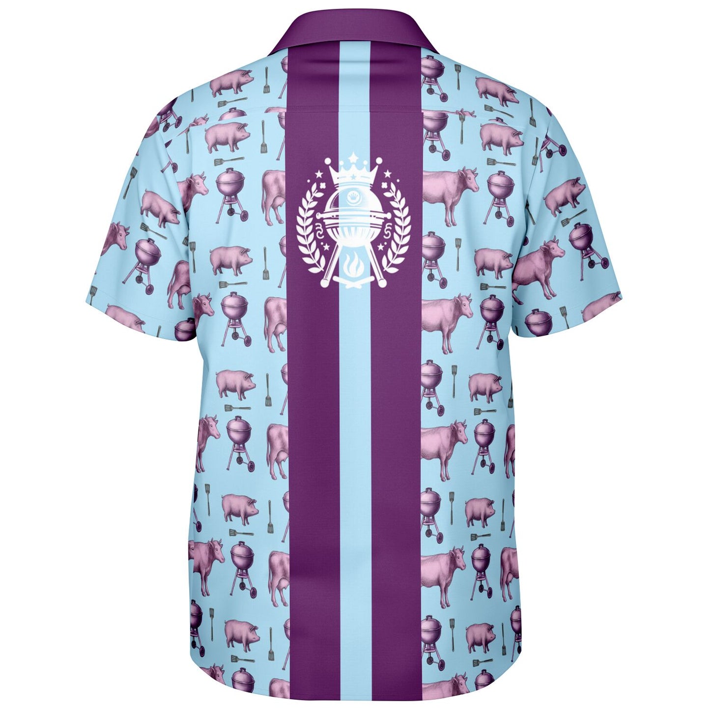 Cow, Pig & Grill Edition Hawaiian BBQ Shirt