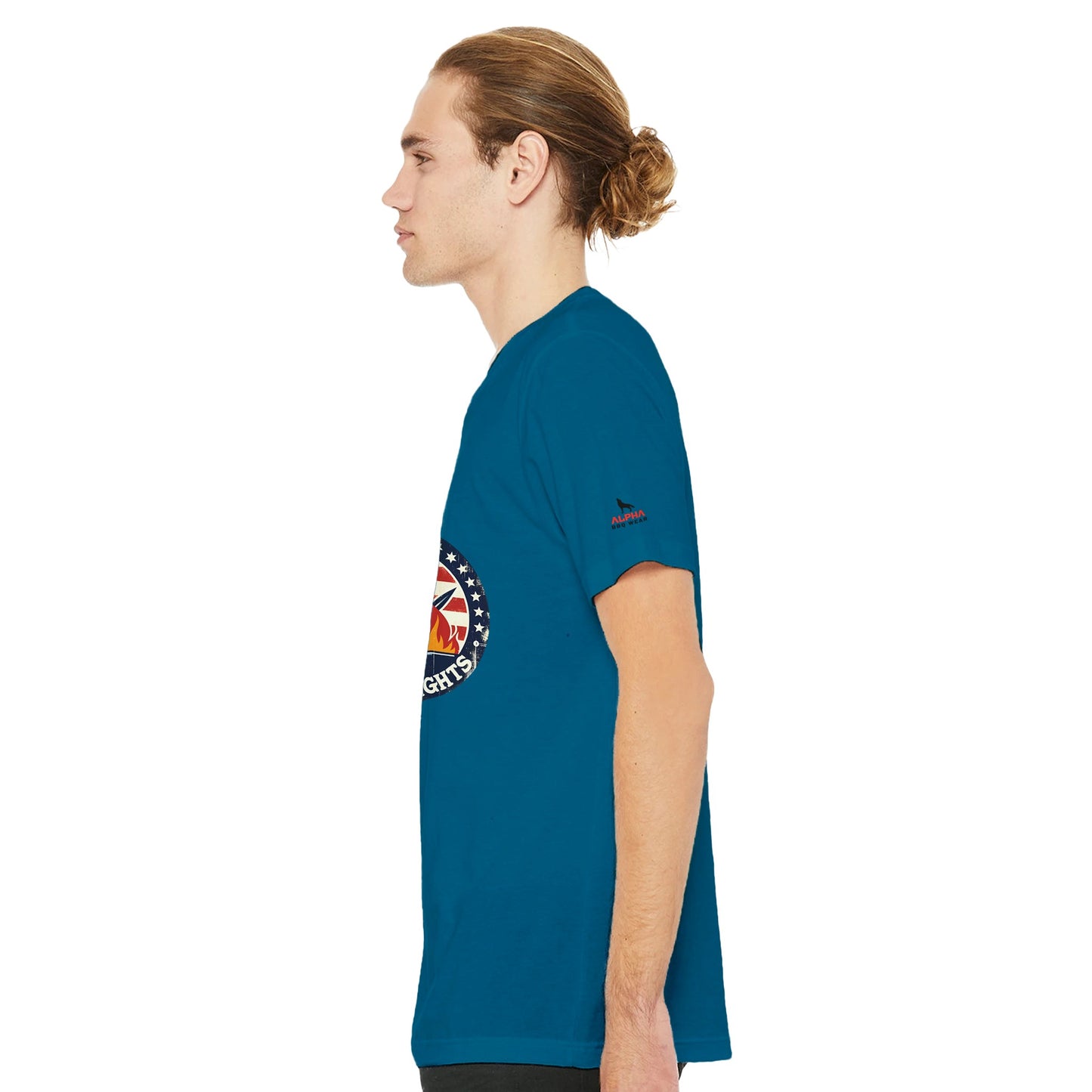 BBQ Knightss Premium Unisex Crewneck T-shirt Alpha BBQ wear BBQ -apparel- BBQ tshirt -BBQ tee