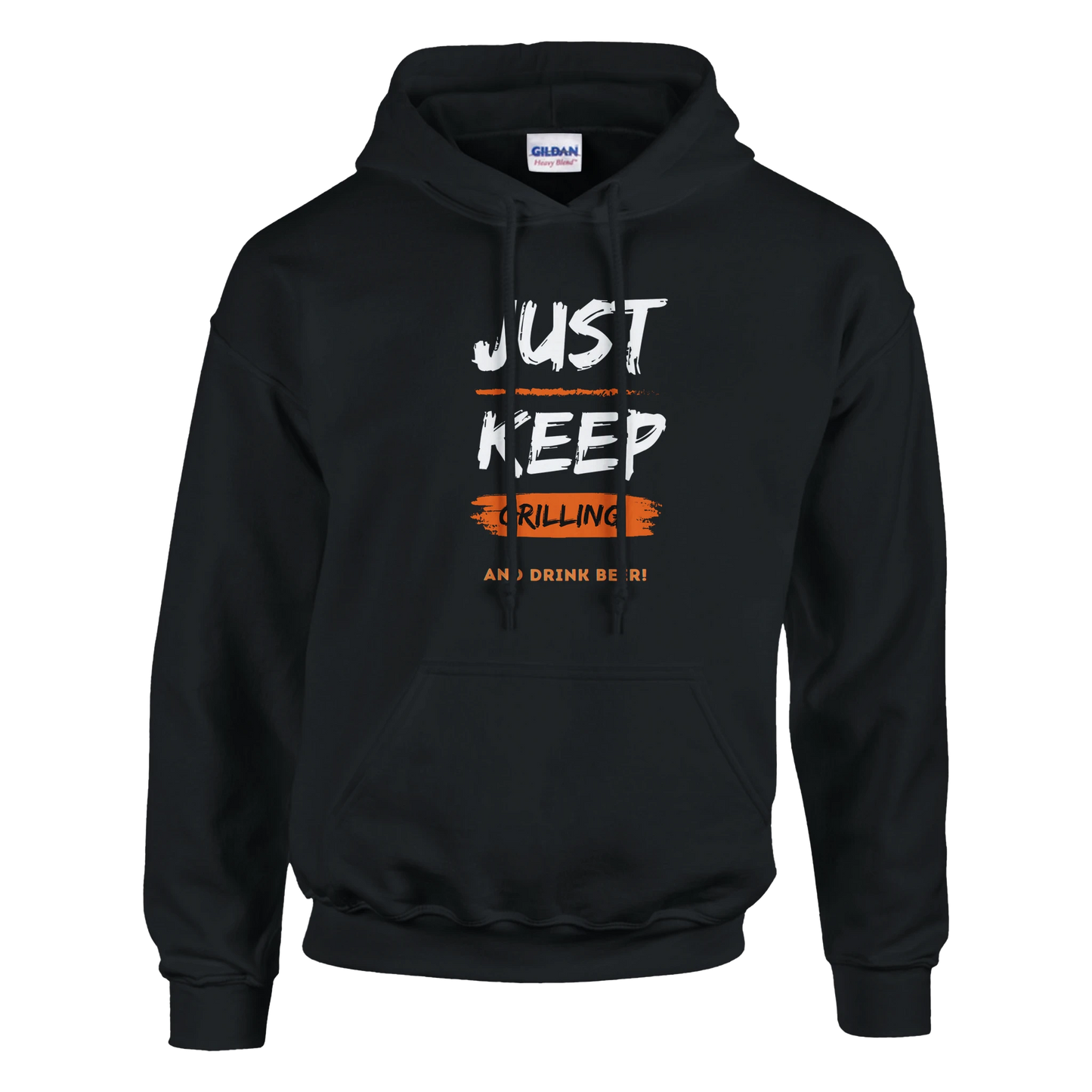 Just keep grilling Classic Unisex Pullover Hoodie Black Alpha BBQ wear BBQ -apparel- BBQ tshirt -BBQ tee