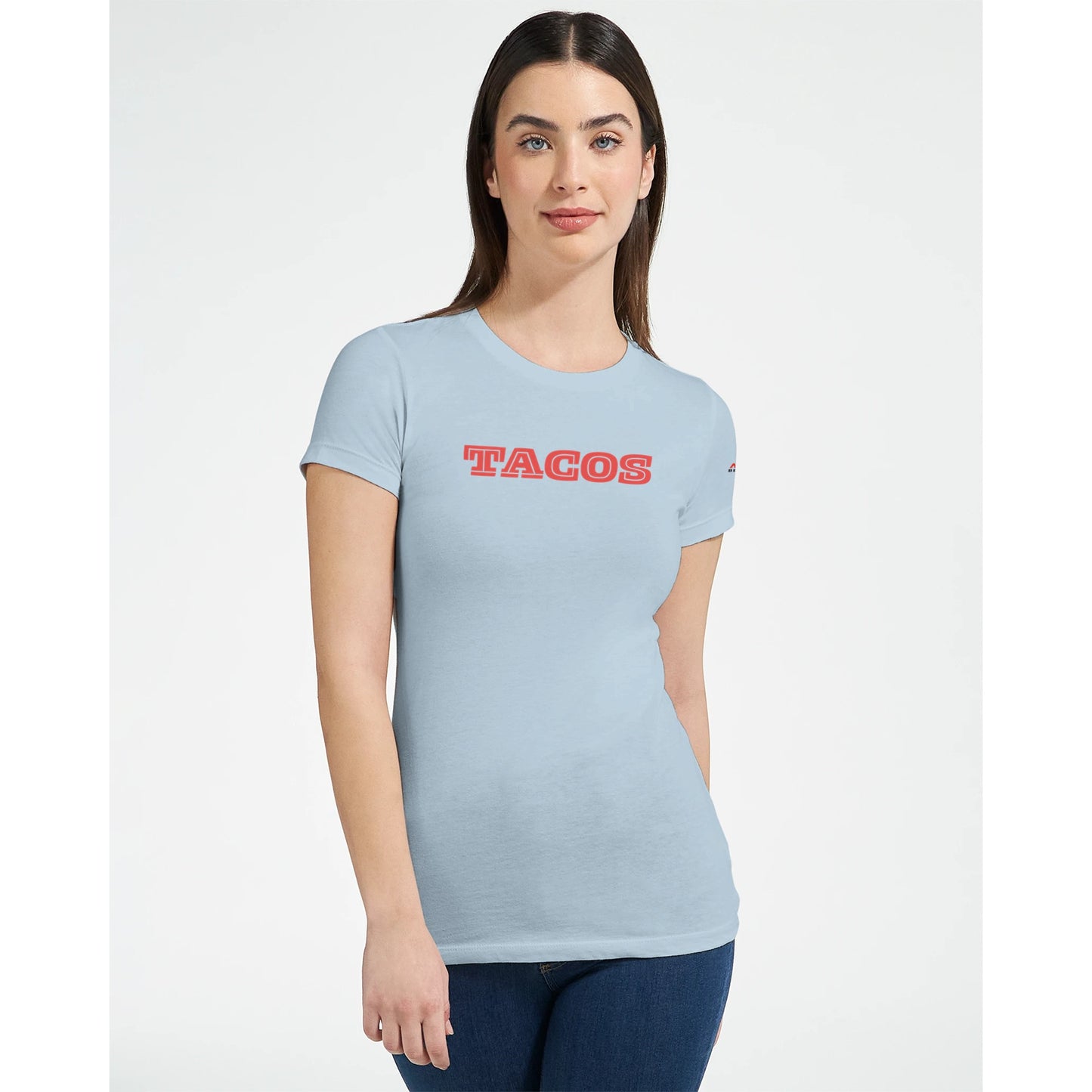 TACOS Custom BBQ T-Shirt Premium Womens Crewneck T-shirt Alpha BBQ wear BBQ -apparel- BBQ tshirt -BBQ tee