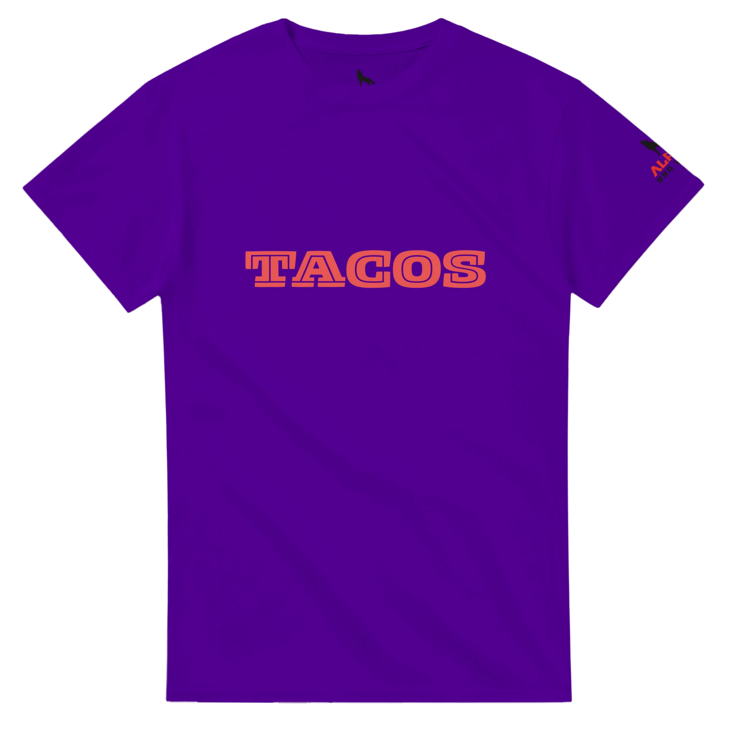 TACOS Custom BBQ T-Shirt – Bold, Simple, Delicious Purple Alpha BBQ wear BBQ -apparel- BBQ tshirt -BBQ tee