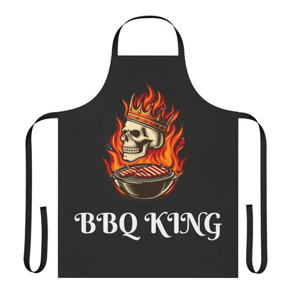 Apron BBQ King One size Black Alpha BBQ wear BBQ -apparel- BBQ tshirt -BBQ tee
