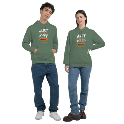 Just keep grilling Classic Unisex Pullover Hoodie Alpha BBQ wear BBQ -apparel- BBQ tshirt -BBQ tee