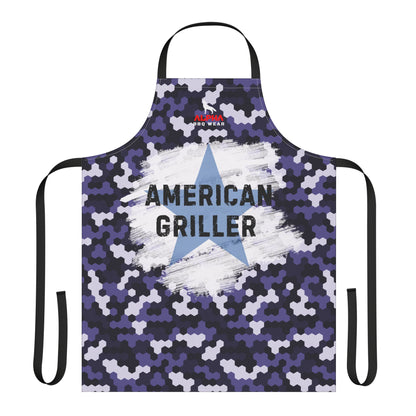 Apron, Camo American Griller Star Design