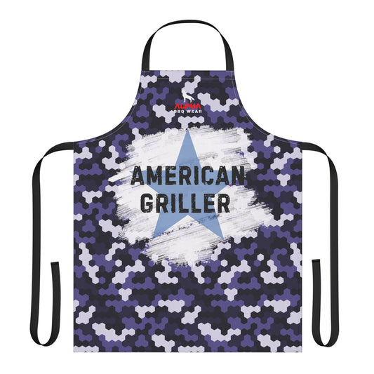 Apron, Camo American Griller Star Design