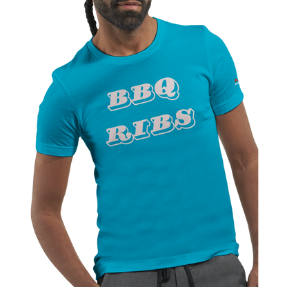 BBQ RIBS Custom BBQ tee Premium Unisex Crewneck tshirt Alpha BBQ wear BBQ -apparel- BBQ tshirt -BBQ tee