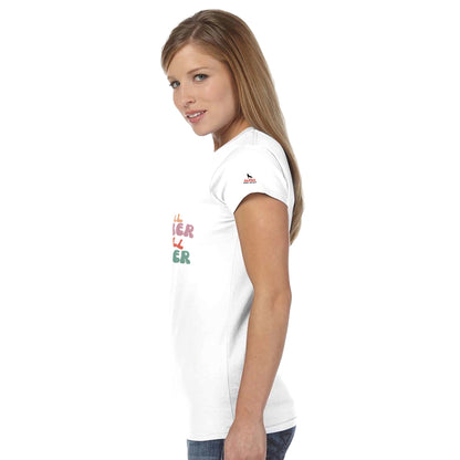 Girl Power Grill Power Classic Womens Crewneck T-shirt Alpha BBQ wear BBQ -apparel- BBQ tshirt -BBQ tee