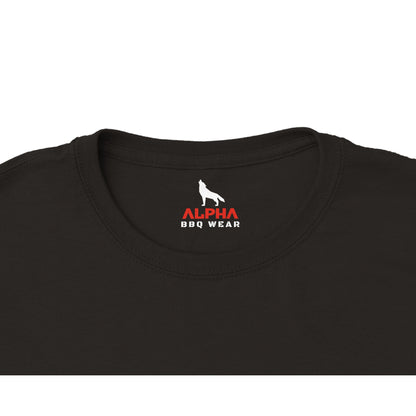 Mind if I Smoke? Premium Womens Crewneck T-shirt Alpha BBQ wear BBQ -apparel- BBQ tshirt -BBQ tee
