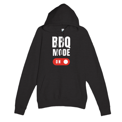 BBQ Mode On Premium Unisex Pullover Hoodie Heather Charcoal Alpha BBQ wear BBQ -apparel- BBQ tshirt -BBQ tee