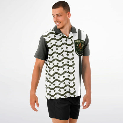 FLAME FORCE Hawaiian  Spread Collar shirt