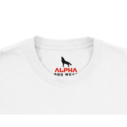 Hungry Dino Classic Kids Crewneck T-shirt Alpha BBQ wear BBQ -apparel- BBQ tshirt -BBQ tee