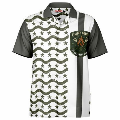 FLAME FORCE Hawaiian  Spread Collar shirt