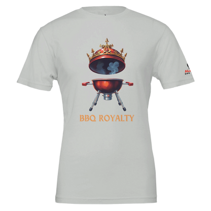 BBQ ROYALTY BBQ Premium Unisex Crewneck T-shirt Silver Alpha BBQ wear BBQ -apparel- BBQ tshirt -BBQ tee