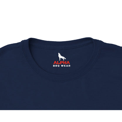 Just Keep Grillling Premium Womens Crewneck T-shirt Alpha BBQ wear BBQ -apparel- BBQ tshirt -BBQ tee