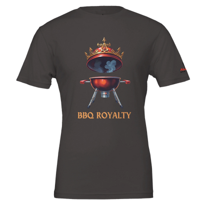 BBQ ROYALTY BBQ Premium Unisex Crewneck T-shirt Vintage Black Alpha BBQ wear BBQ -apparel- BBQ tshirt -BBQ tee