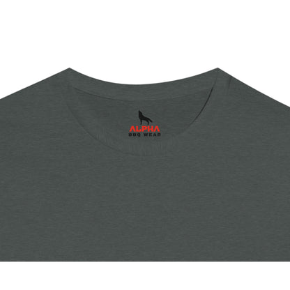 Easily Distracted by Smoke Premium Unisex Crewneck T-shirt Alpha BBQ wear BBQ -apparel- BBQ tshirt -BBQ tee