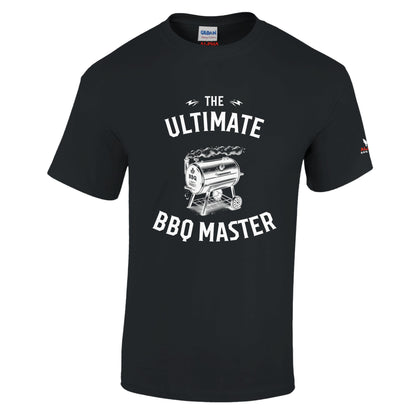 The ULTIMATE BBQ MASTER Heavyweight Unisex Crewneck T-shirt Black Alpha BBQ wear BBQ -apparel- BBQ tshirt -BBQ tee