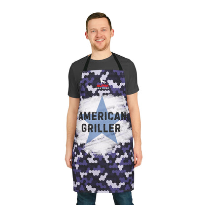 Apron, Camo American Griller Star Design
