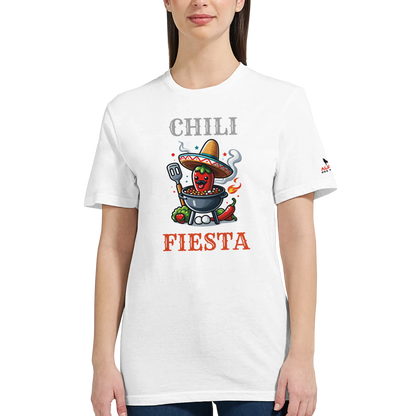 Chili fiesta Classic Womens Crewneck T-shirt Alpha BBQ wear BBQ -apparel- BBQ tshirt -BBQ tee