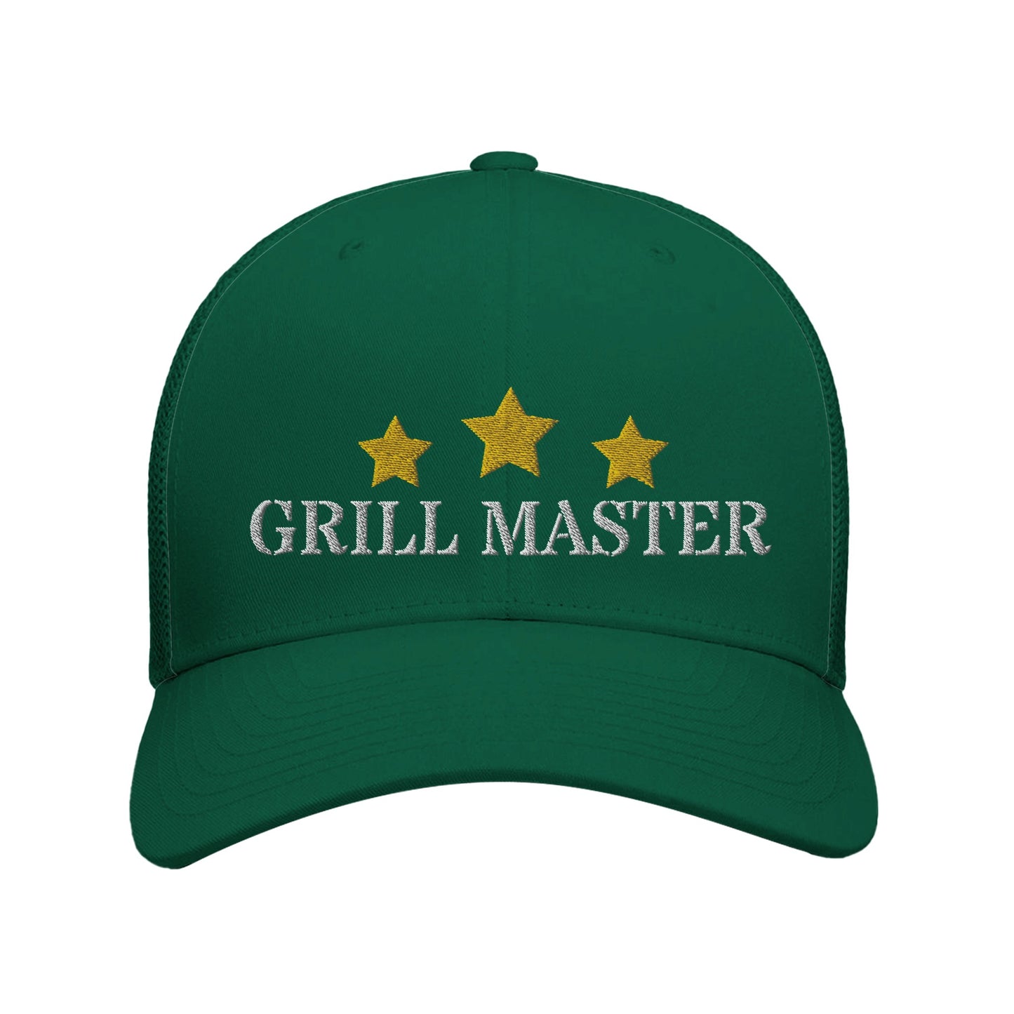 Grill Master Retro Trucker Cap Evergreen Alpha BBQ wear BBQ -apparel- BBQ tshirt -BBQ tee